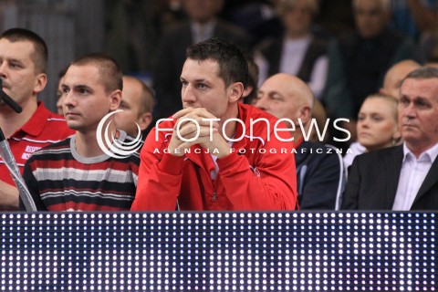  12.10.2011 RZESZOW SIATKOWKA PLUS LIGA 2011/2012 MEN VOLLEYBALL POLAND POLISH PLUSLIGA LEAGUE SEASON 2011/2012 MECZ ASSECO RESOVIA RZESZOW - PGE SKRA BELCHATOW N/Z OLIEG ACHREM NA TRYBUNACH  