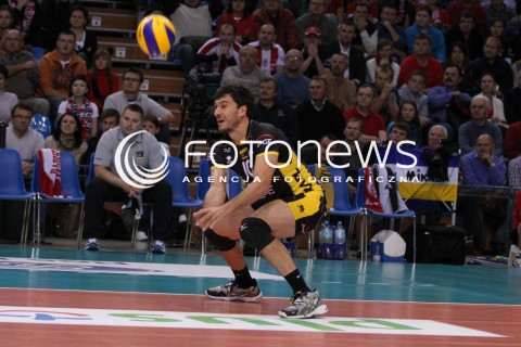  12.10.2011 RZESZOW SIATKOWKA PLUS LIGA 2011/2012 MEN VOLLEYBALL POLAND POLISH PLUSLIGA LEAGUE SEASON 2011/2012 MECZ ASSECO RESOVIA RZESZOW - PGE SKRA BELCHATOW N/Z MIGUEL FALASCA  