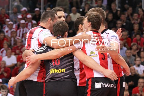  12.10.2011 RZESZOW SIATKOWKA PLUS LIGA 2011/2012 MEN VOLLEYBALL POLAND POLISH PLUSLIGA LEAGUE SEASON 2011/2012 MECZ ASSECO RESOVIA RZESZOW - PGE SKRA BELCHATOW N/Z RADOSC SIATKARZY ASSECO RESOVIA  