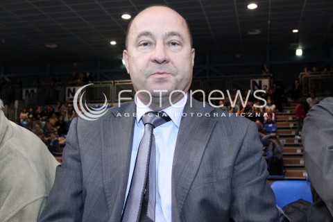  14.12.2011 RZESZOW SIATKOWKA PUCHAR CEV 1/8 FINALU 2012 MEN 2011/2012 CEV VOLLEYBALL CUP MEN MECZ ASSECO RESOVIA RZESZOW - DRAISMA DYNAMO APELDOORN N/Z KAZIMIERZ GREN - PREZES PODKARPACKIEGO ZWIAZKU PILKI NOZNEJ  