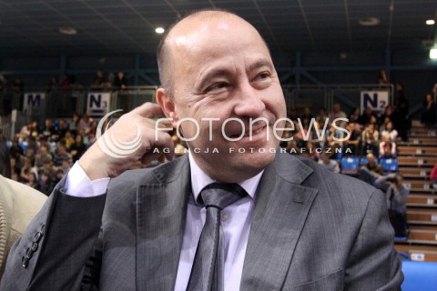  14.12.2011 RZESZOW SIATKOWKA PUCHAR CEV 1/8 FINALU 2012 MEN 2011/2012 CEV VOLLEYBALL CUP MEN MECZ ASSECO RESOVIA RZESZOW - DRAISMA DYNAMO APELDOORN N/Z KAZIMIERZ GREN - PREZES PODKARPACKIEGO ZWIAZKU PILKI NOZNEJ  