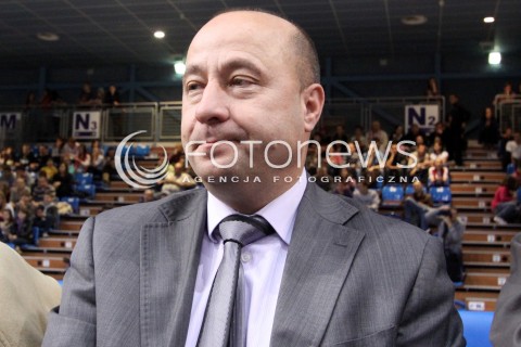  14.12.2011 RZESZOW SIATKOWKA PUCHAR CEV 1/8 FINALU 2012 MEN 2011/2012 CEV VOLLEYBALL CUP MEN MECZ ASSECO RESOVIA RZESZOW - DRAISMA DYNAMO APELDOORN N/Z KAZIMIERZ GREN - PREZES PODKARPACKIEGO ZWIAZKU PILKI NOZNEJ  