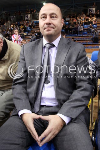  14.12.2011 RZESZOW SIATKOWKA PUCHAR CEV 1/8 FINALU 2012 MEN 2011/2012 CEV VOLLEYBALL CUP MEN MECZ ASSECO RESOVIA RZESZOW - DRAISMA DYNAMO APELDOORN N/Z KAZIMIERZ GREN - PREZES PODKARPACKIEGO ZWIAZKU PILKI NOZNEJ  