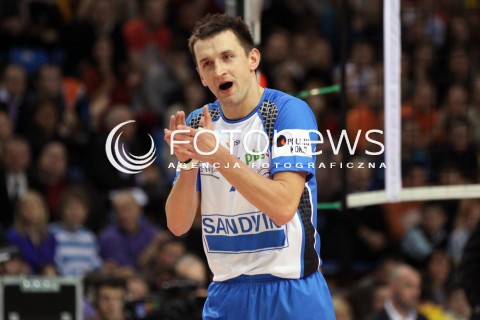 22.01.2012 RZESZOW SIATKOWKA PUCHAR POLSKI 2012 MEN VOLLEYBALL ENEA CUP MEN MECZ FINAL JASTRZEBSKI WEGIEL - PGE SKRA BELCHATOW N/Z RADOSC LIBERO PAWEL RUSEK  