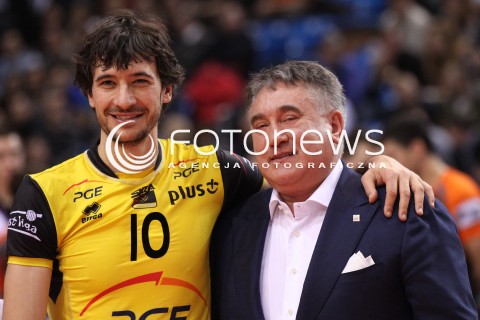  22.01.2012 RZESZOW SIATKOWKA PUCHAR POLSKI 2012 MEN VOLLEYBALL ENEA CUP MEN MECZ FINAL JASTRZEBSKI WEGIEL - PGE SKRA BELCHATOW N/Z MIGUEL ANGEL FALASCA  