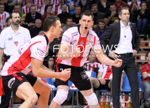 02.03.2012 RZESZOW SIATKOWKA PLUS LIGA 2011/2012 MEN VOLLEYBALL POLAND POLISH PLUSLIGA LEAGUE SEASON 2011/2012 MECZ ASSECO RESOVIA RZESZOW - JSW JASTRZEBSKI WEGIEL N/Z RADOSC PAUL LOTMAN OLIEG ACHREM TRENER ANDRZEJ KOWAL  