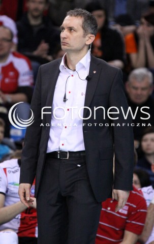  02.03.2012 RZESZOW SIATKOWKA PLUS LIGA 2011/2012 MEN VOLLEYBALL POLAND POLISH PLUSLIGA LEAGUE SEASON 2011/2012 MECZ ASSECO RESOVIA RZESZOW - JSW JASTRZEBSKI WEGIEL N/Z ANDRZEJ KOWAL TRENER ASSECO RESOVIA   