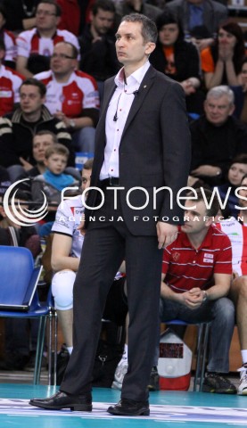  02.03.2012 RZESZOW SIATKOWKA PLUS LIGA 2011/2012 MEN VOLLEYBALL POLAND POLISH PLUSLIGA LEAGUE SEASON 2011/2012 MECZ ASSECO RESOVIA RZESZOW - JSW JASTRZEBSKI WEGIEL N/Z ANDRZEJ KOWAL TRENER ASSECO RESOVIA  