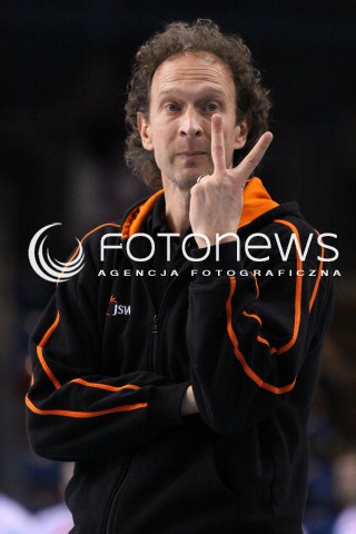  02.03.2012 RZESZOW SIATKOWKA PLUS LIGA 2011/2012 MEN VOLLEYBALL POLAND POLISH PLUSLIGA LEAGUE SEASON 2011/2012 MECZ ASSECO RESOVIA RZESZOW - JSW JASTRZEBSKI WEGIEL N/Z LORENZO BERNARDI TRENER JASTRZEBSKI WEGIEL  