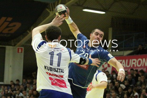  07.03.2012 MIELEC HALA MOSIR PILKA RECZNA MEZCZYZN HANDBALL PGNIG SUPERLIGA 2011/2012 MECZ TAURON STAL MIELEC - WISLA ORLEN PLOCK N/Z MUHAMED TOROMANOVIC  