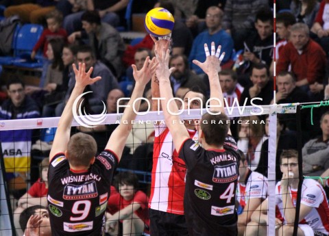  09.03.2012 RZESZOW SIATKOWKA PLUS LIGA 2011/2012 MEN VOLLEYBALL POLAND POLISH PLUSLIGA LEAGUE SEASON 2011/2012 MECZ ASSECO RESOVIA RZESZOW - TYTAN AZS CZESTOCHOWA N/Z GYORGY GROZER LUKASZ WISNIEWSKI MICHAL KAMINSKI  