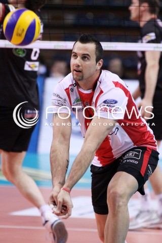  09.03.2012 RZESZOW SIATKOWKA PLUS LIGA 2011/2012 MEN VOLLEYBALL POLAND POLISH PLUSLIGA LEAGUE SEASON 2011/2012 MECZ ASSECO RESOVIA RZESZOW - TYTAN AZS CZESTOCHOWA N/Z GYORGY GROZER  