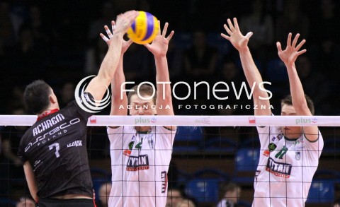  10.03.2012 RZESZOW SIATKOWKA PLUS LIGA 2011/2012 MEN VOLLEYBALL POLAND POLISH PLUSLIGA LEAGUE SEASON 2011/2012 MECZ ASSECO RESOVIA RZESZOW - TYTAN AZS CZESTOCHOWA N/Z OLIEG ACHREM WOJCIECH SOBALA KRZYSZTOF GIERCZYNSKI  