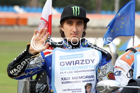  01.09.2012 RZESZOW ZUZEL SPEEDWAY GWIAZDY SPEEDWAYA DLA LEE RICHARDSONA I XXIX MEMORIAL EUGENIUSZA NAZIMKA N/Z CHRIS HOLDER FOTO MACIEJ GOCLON / FOTONEWS 