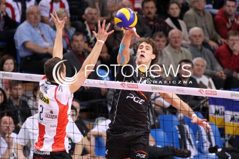  09.10.2012 RZESZOW SIATKOWKA PLUS LIGA 2012/2013 2. KOLEJKA MEN VOLLEYBALL POLAND POLISH PLUSLIGA LEAGUE SEASON 2012/2013 MECZ ASSECO RESOVIA RZESZOW - PGE SKRA BELCHATOW N/Z ALEKSANDAR ATANASIJEVIC PAUL LOTMAN  