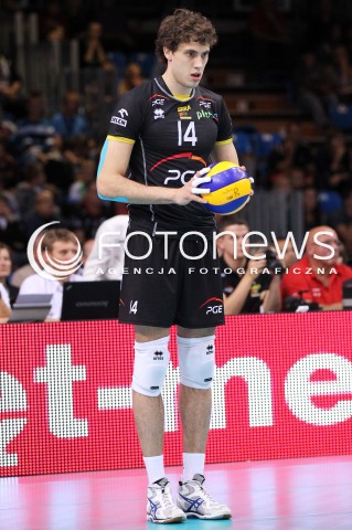  09.10.2012 RZESZOW SIATKOWKA PLUS LIGA 2012/2013 2. KOLEJKA MEN VOLLEYBALL POLAND POLISH PLUSLIGA LEAGUE SEASON 2012/2013 MECZ ASSECO RESOVIA RZESZOW - PGE SKRA BELCHATOW N/Z ALEKSANDAR ATANASIJEVIC  