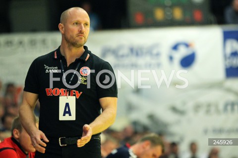  13.10.2012 MIELEC POLAND PILKA RECZNA PUCHAR EHF 2. RUNDA 2012/2013 MEN'S HANDBALL EHF CUP SECOND ROUND MECZ MATCH TAURON STAL MIELEC - TEAM TVIS HOLSTEBRO N/Z KLAVS BRUUN JORGENSEN (HEAD COACH)  