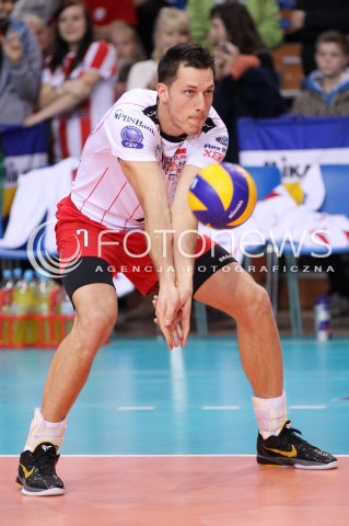  14.11.2012 RZESZOW SIATKOWKA LIGA MISTRZOW MEN CEV VOLLEYBALL CHAMPIONS LEAGUE 2013 MATCH ASSECO RESOVIA RZESZOW - BRE BANCA LANNUTTI CUNEO N/Z ALEH ACHREM OLIEG AKHREM  