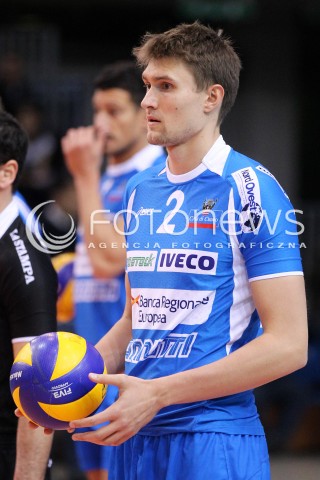  14.11.2012 RZESZOW SIATKOWKA LIGA MISTRZOW MEN CEV VOLLEYBALL CHAMPIONS LEAGUE 2013 MATCH ASSECO RESOVIA RZESZOW - BRE BANCA LANNUTTI CUNEO N/Z OLEG ANTONOV  