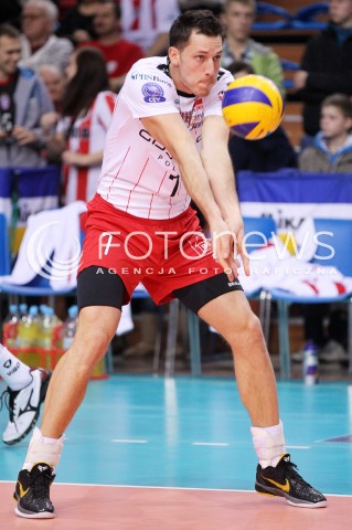  14.11.2012 RZESZOW SIATKOWKA LIGA MISTRZOW MEN CEV VOLLEYBALL CHAMPIONS LEAGUE 2013 MATCH ASSECO RESOVIA RZESZOW - BRE BANCA LANNUTTI CUNEO N/Z ALEH ACHREM OLIEG AKHREM  