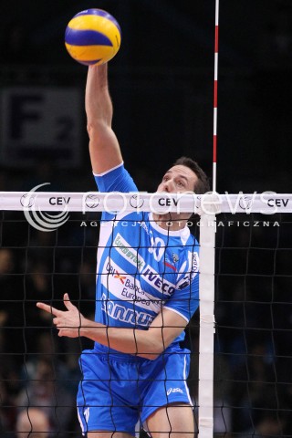  14.11.2012 RZESZOW SIATKOWKA LIGA MISTRZOW MEN CEV VOLLEYBALL CHAMPIONS LEAGUE 2013 MATCH ASSECO RESOVIA RZESZOW - BRE BANCA LANNUTTI CUNEO N/Z DORE DELLA LUNGA  