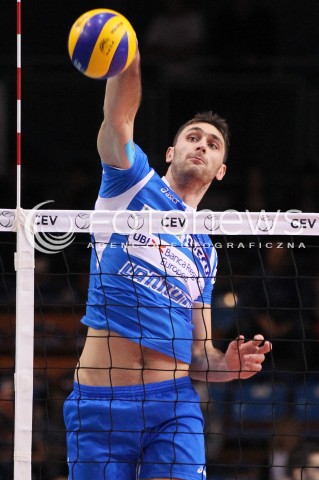  14.11.2012 RZESZOW SIATKOWKA LIGA MISTRZOW MEN CEV VOLLEYBALL CHAMPIONS LEAGUE 2013 MATCH ASSECO RESOVIA RZESZOW - BRE BANCA LANNUTTI CUNEO N/Z TSVETAN SOKOLOV  