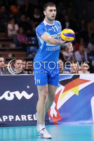  14.11.2012 RZESZOW SIATKOWKA LIGA MISTRZOW MEN CEV VOLLEYBALL CHAMPIONS LEAGUE 2013 MATCH ASSECO RESOVIA RZESZOW - BRE BANCA LANNUTTI CUNEO N/Z TSVETAN SOKOLOV  