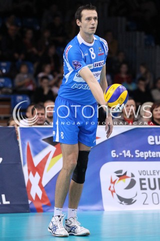  14.11.2012 RZESZOW SIATKOWKA LIGA MISTRZOW MEN CEV VOLLEYBALL CHAMPIONS LEAGUE 2013 MATCH ASSECO RESOVIA RZESZOW - BRE BANCA LANNUTTI CUNEO N/Z EMANUEL KOHUT  