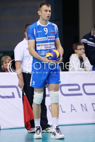 14.11.2012 RZESZOW SIATKOWKA LIGA MISTRZOW MEN CEV VOLLEYBALL CHAMPIONS LEAGUE 2013 MATCH ASSECO RESOVIA RZESZOW - BRE BANCA LANNUTTI CUNEO N/Z NIKOLA GRBIC  