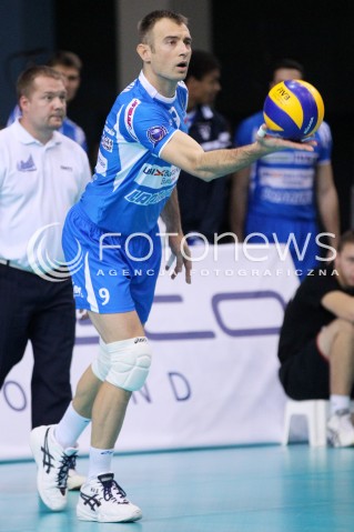  14.11.2012 RZESZOW SIATKOWKA LIGA MISTRZOW MEN CEV VOLLEYBALL CHAMPIONS LEAGUE 2013 MATCH ASSECO RESOVIA RZESZOW - BRE BANCA LANNUTTI CUNEO N/Z NIKOLA GRBIC  