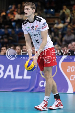  14.11.2012 RZESZOW SIATKOWKA LIGA MISTRZOW MEN CEV VOLLEYBALL CHAMPIONS LEAGUE 2013 MATCH ASSECO RESOVIA RZESZOW - BRE BANCA LANNUTTI CUNEO N/Z PIOTR NOWAKOWSKI  