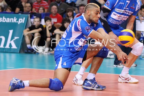  14.11.2012 RZESZOW SIATKOWKA LIGA MISTRZOW MEN CEV VOLLEYBALL CHAMPIONS LEAGUE 2013 MATCH ASSECO RESOVIA RZESZOW - BRE BANCA LANNUTTI CUNEO N/Z EARVIN NGAPETH   