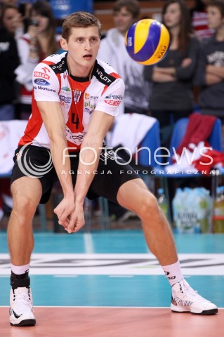  17.11.2012 RZESZOW SIATKOWKA PLUS LIGA 2012/2013 MEN VOLLEYBALL POLAND POLISH PLUSLIGA LEAGUE SEASON 2012/2013 MECZ ASSECO RESOVIA RZESZOW - EFFECTOR KIELCE N/Z PIOTR NOWAKOWSKI  