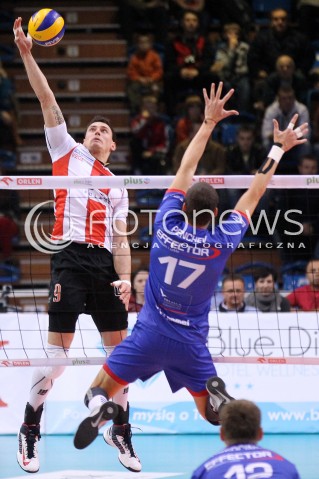  17.11.2012 RZESZOW SIATKOWKA PLUS LIGA 2012/2013 MEN VOLLEYBALL POLAND POLISH PLUSLIGA LEAGUE SEASON 2012/2013 MECZ ASSECO RESOVIA RZESZOW - EFFECTOR KIELCE N/Z ZBIGNIEW BARTMAN NIKOLAY PENCHEV  