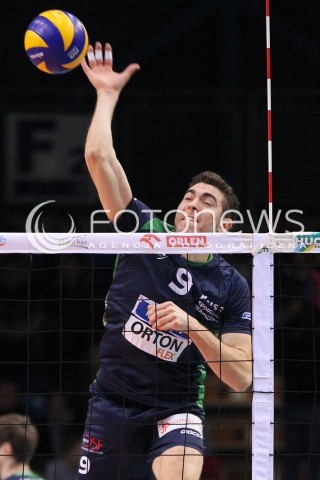  24.11.2012 RZESZOW SIATKOWKA PLUS LIGA 2012/2013 MEN VOLLEYBALL POLAND POLISH PLUSLIGA LEAGUE SEASON 2012/2013 MECZ ASSECO RESOVIA RZESZOW - AZS POLITECHNIKA WARSZAWSKA N/Z PAWEL ADAMAJTIS  