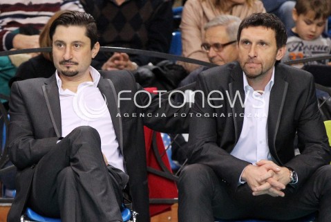  24.11.2012 RZESZOW SIATKOWKA PLUS LIGA 2012/2013 MEN VOLLEYBALL POLAND POLISH PLUSLIGA LEAGUE SEASON 2012/2013 MECZ ASSECO RESOVIA RZESZOW - AZS POLITECHNIKA WARSZAWSKA N/Z JAKUB BEDNARUK TRENER ( HEAD COACH ) PRZEMYSLAW MICHALCZYK  