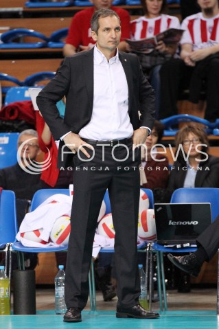  24.11.2012 RZESZOW SIATKOWKA PLUS LIGA 2012/2013 MEN VOLLEYBALL POLAND POLISH PLUSLIGA LEAGUE SEASON 2012/2013 MECZ ASSECO RESOVIA RZESZOW - AZS POLITECHNIKA WARSZAWSKA N/Z ANDRZEJ KOWAL TRENER ( HEAD COACH )  