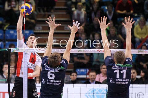  24.11.2012 RZESZOW SIATKOWKA PLUS LIGA 2012/2013 MEN VOLLEYBALL POLAND POLISH PLUSLIGA LEAGUE SEASON 2012/2013 MECZ ASSECO RESOVIA RZESZOW - AZS POLITECHNIKA WARSZAWSKA N/Z ZBIGNIEW BARTMAN PAWEL SIEZIENIEWSKI MACIEJ ZAJDER  