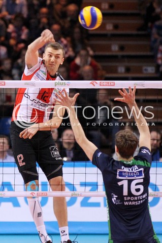  24.11.2012 RZESZOW SIATKOWKA PLUS LIGA 2012/2013 MEN VOLLEYBALL POLAND POLISH PLUSLIGA LEAGUE SEASON 2012/2013 MECZ ASSECO RESOVIA RZESZOW - AZS POLITECHNIKA WARSZAWSKA N/Z LUKASZ PERLOWSKI DAWID DRYJA  