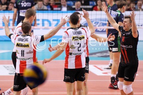  24.11.2012 RZESZOW SIATKOWKA PLUS LIGA 2012/2013 MEN VOLLEYBALL POLAND POLISH PLUSLIGA LEAGUE SEASON 2012/2013 MECZ ASSECO RESOVIA RZESZOW - AZS POLITECHNIKA WARSZAWSKA N/Z KRZYSZTOF IGNACZAK RADOSC  