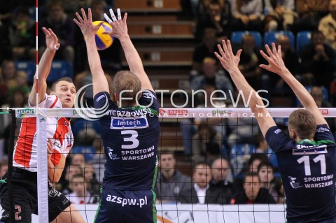  24.11.2012 RZESZOW SIATKOWKA PLUS LIGA 2012/2013 MEN VOLLEYBALL POLAND POLISH PLUSLIGA LEAGUE SEASON 2012/2013 MECZ ASSECO RESOVIA RZESZOW - AZS POLITECHNIKA WARSZAWSKA N/Z PAUL LOTMAN KRZYSZTOF WIERZBOWSKI MACIEJ ZAJDER  