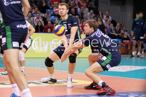  24.11.2012 RZESZOW SIATKOWKA PLUS LIGA 2012/2013 MEN VOLLEYBALL POLAND POLISH PLUSLIGA LEAGUE SEASON 2012/2013 MECZ ASSECO RESOVIA RZESZOW - AZS POLITECHNIKA WARSZAWSKA N/Z KRZYSZTOF WIERZBOWSKI PAWEL SIEZIENIEWSKI  