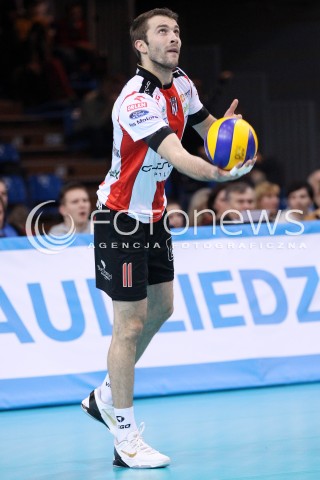  24.11.2012 RZESZOW SIATKOWKA PLUS LIGA 2012/2013 MEN VOLLEYBALL POLAND POLISH PLUSLIGA LEAGUE SEASON 2012/2013 MECZ ASSECO RESOVIA RZESZOW - AZS POLITECHNIKA WARSZAWSKA N/Z NIKOLA KOVACEVIC  