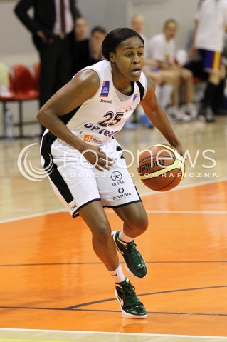 28.11.2012 LANCUT KOSZYKOWKA KOBIET FORD GERMAZ EKSTRAKLASA PLKK WOMEN BASKETBALL MECZ AZS OPTEAM RZESZOW - CENTRUM WZGORZE GDYNIA N/Z LEAH METCALF  