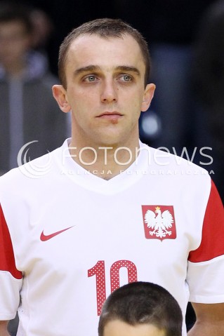  05.12.2012 RZESZOW FUTSAL PILKA NOZNA REPREZENTACJA POLSKI MECZ TOWARZYSKI POLSKA - MOLDAWIA N/Z MARCIN MIKOLAJEWICZ  