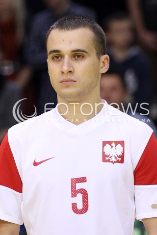  05.12.2012 RZESZOW FUTSAL PILKA NOZNA REPREZENTACJA POLSKI MECZ TOWARZYSKI POLSKA - MOLDAWIA N/Z ARTUR POPLAWSKI  