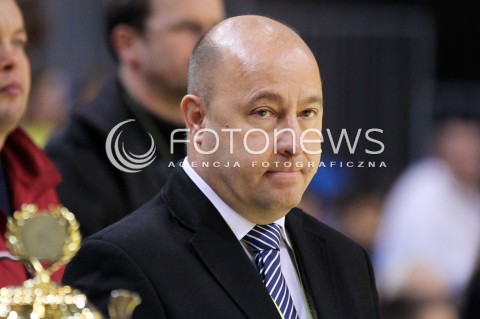  05.12.2012 RZESZOW FUTSAL PILKA NOZNA REPREZENTACJA POLSKI MECZ TOWARZYSKI POLSKA - MOLDAWIA N/Z KAZIMIERZ GREN PREZES PODKARPACKIEGO ZWIAZKU PILKI NOZNEJ PZPN  