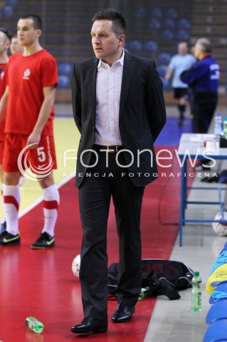  05.12.2012 RZESZOW FUTSAL PILKA NOZNA REPREZENTACJA POLSKI MECZ TOWARZYSKI POLSKA - MOLDAWIA N/Z KLAUDIUSZ HIRSCH TRENER  