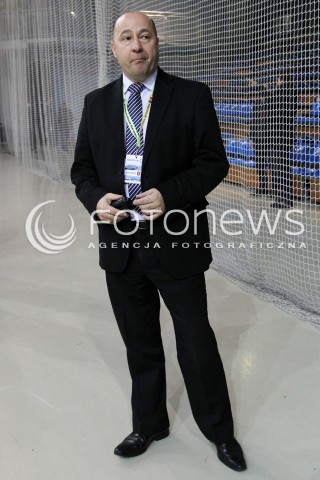  05.12.2012 RZESZOW FUTSAL PILKA NOZNA REPREZENTACJA POLSKI MECZ TOWARZYSKI POLSKA - MOLDAWIA N/Z KAZIMIERZ GREN PREZES PODKARPACKIEGO ZWIAZKU PILKI NOZNEJ PZPN  