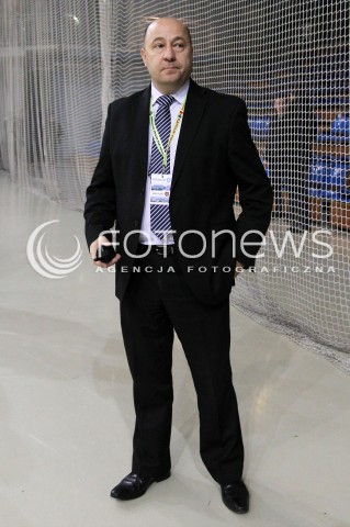  05.12.2012 RZESZOW FUTSAL PILKA NOZNA REPREZENTACJA POLSKI MECZ TOWARZYSKI POLSKA - MOLDAWIA N/Z KAZIMIERZ GREN PREZES PODKARPACKIEGO ZWIAZKU PILKI NOZNEJ PZPN  